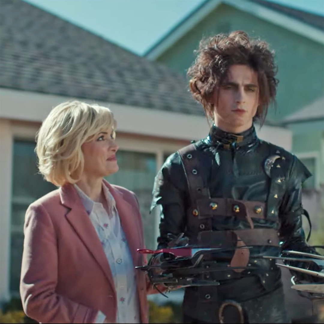 Timothée Chalamet Stars in an Edward Scissorhands Parody SB Ad - E! Online